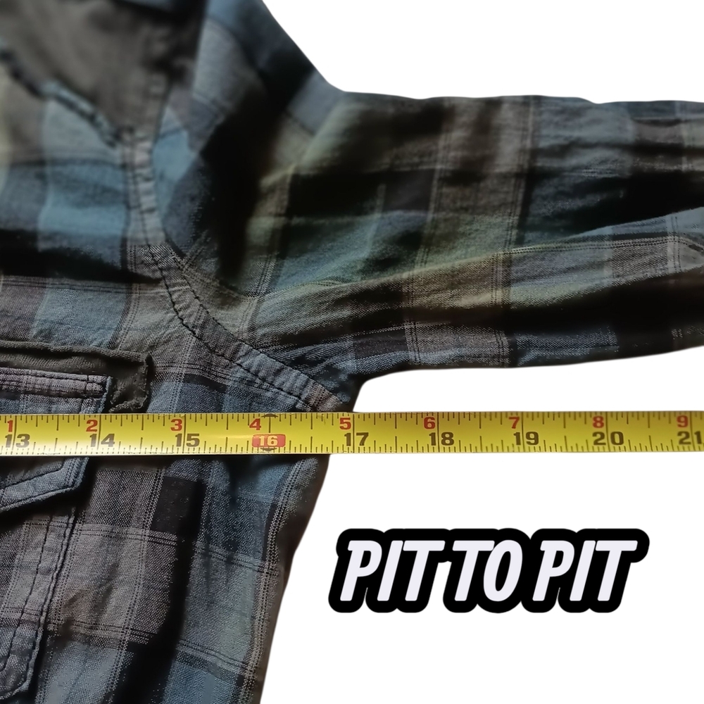 Affliction Womens Plaid Shirt Long Sleeve Button Down Size XS NEW NWT - Picture 11 of 12